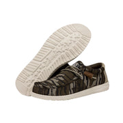 Heydude Wally Mossy Oak Men's Lightweight Loafers with Removable Memory Foam Insoles, Ripstop Fabric, Camouflage 40586-960