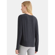 Athletic Works ButterCore Women's Long Sleeve Tee, Moisture Wicking, Stretchable, Relaxed Fit, Black, Sizes XS-4X