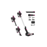 INSE N500R Cordless Vacuum Cleaner, 6-in-1 Rechargeable Stick Vacuum with 2200 mAh Battery, 20kPa Powerful Lightweight Vacuum Cleaner, Up to 45 Mins Runtime, for Home Hard Floor Carpet Pet Hair