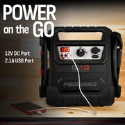 Schumacher Electric DSR Pro 4000A Car Battery Jump Starter, Portable Power Station, 12V Automotive and Marine Batteries, Black, DSR159