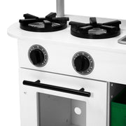 Delta KT86593GN-1652 Children Deluxe Modern Toy Kitchen Playset White
