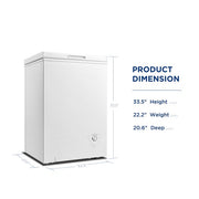 Arctic King ARC04S1AWW 3.5 Cu.ft Chest Freezer, White