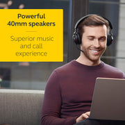Jabra Evolve2 65 Wireless Bluetooth Headset, Stereo, Noise-Cancelling, Microsoft Teams Certified, 37-Hour Battery, Black