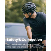 Shokz S803 OpenRun Bone Conduction Waterproof Bluetooth Headphones for Sports with Cooling Wristband (Grey)