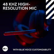 Logitech G Astro A20 X Lightspeed Wireless Gaming Headset, Two-System PLAYSYNC Audio, 48 kHz Microphone, LIGHTSYNC RGB, Black