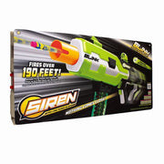 Laser X Siren Blink Motorized Rapid-Fire Foam Dart Blaster, 20-Dart Magazine, Adjustable Firing Rate, Rechargeable LiPo Battery, Indoor-Outdoor Play, 11933