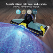 Shark VACMOP Reveal Cordless Hard Floor Cleaner Vacuum and Spray Mop with Dirt-Reveal Illumination, 4 Disposable Pads, 12oz Pet Multi-Surface Cleaning Solution, VM401