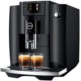 Jura 15622 E6 2.8-Inch Color Display Automatic Espresso Machine with Easy Cappuccino Function, Piano Black