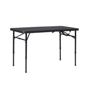 Mainstays MS95-005-076-01 Plastic Adjustable Height Fold-in-Half Folding Table 40