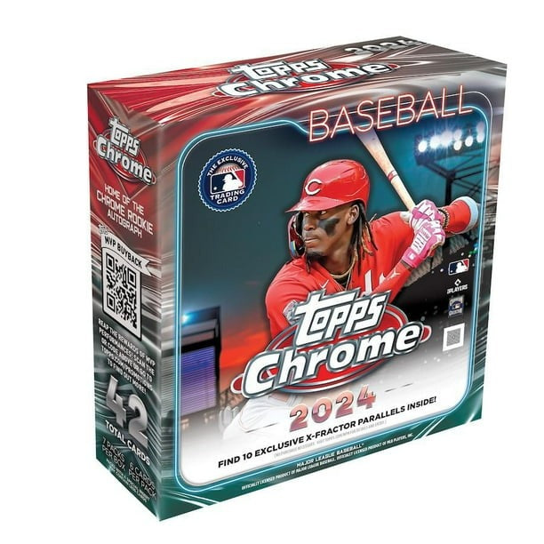 Topps 2024 Chrome MLB Baseball Trading Cards Monster Box VIPOutlet