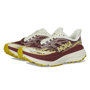 Hoka Women's Stinson 7 Trail Shoes, Max Cushioning, Truffle Salt/Dark Cedar, 7.5 Medium, 1141531-TFFL