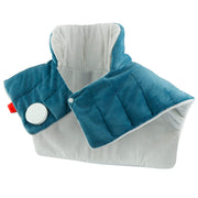 Comfytemp Weighted Heating Pad, Large 19x23 in, 2.6lb Electric Heat Wrap for Neck, Shoulders, and Back, 9 Heat Settings, 11 Timer Options, Soft Flannel, Machine-Washable, K9015