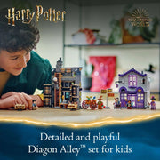 LEGO 744 Pieces Harry Potter Ollivanders & Madam Malkin's Robes Playset for 8 Year Olds