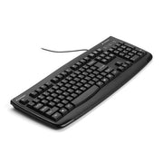 Kensington K64407US Pro Fit USB Washable Keyboard, 104 Keys, Black