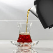 Arcadia ARC101A Electric Turkish Tea Maker and Kettle Black 1.7L (1.5qt)