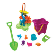 American Plastic Toys 2854 Beach Tower of Fun 10-Piece Sand Toys Set