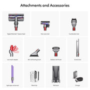 Dyson V11 Torque Drive+ Cordless Vacuum Cleaner with Digital Motor, LCD Screen, Whole-Machine Filtration, Iron Blue