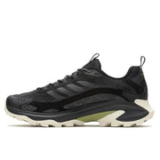 Merrell Moab Speed 2 Hiking Shoe, Lightweight Breathable Recycled Upper, Vibram TC5+ Outsole, Black, Size 13, J037525W