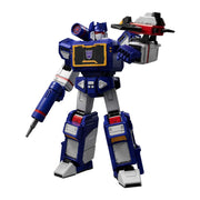 Blokees Transformers Action Edition 03 Soundwave Action Figure, 8-Inch, Multicolor, Magnetic-Activated Lights and Sounds, 58 Movable Points, Tool-Free Assembly, 71172