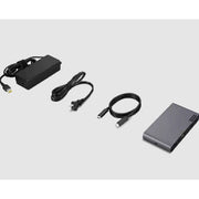 Lenovo USB-C Universal Business Dock, 65W Power Delivery, Dual 4K Monitor Support, 3 USB 3.2 Gen 2 Ports, 2 USB-C Ports, HDMI & DisplayPort, Storm Gray, 40B30090US