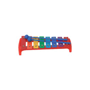 Rhythm Band Instruments 8 Note Glockenspiel with Color-Coded Diatonic Range C2 to C3, Multicolor, Includes 2 Mallets RB2304