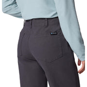 Columbia Roc Straight Leg Women's Hiking Pants, Shark, 14 Regular, Cotton-Elastane Blend, 213581