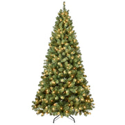 Bringstar HD90T-1930T-650L 9FT Pre-Lit Hinged Artificial Trees 1930 Premium PVC Branches, 650 Lights