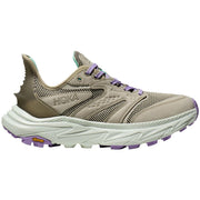 Hoka Anacapa 2 Freedom Women's Climbing Shoes, Leather Upper, Vibram Megagrip Outsole, Slip-On Design, Sesame Glaucous, 8 B, 1155193-GLAU