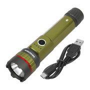 Swiss Tech 88034 Tglich 5000 Lumen LED Rechargeable Flashlight IP67 Waterproof with Magnet