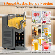 Bluebow Slushie Machine, 88oz Vessel, 6 Presets, Frozen Drink Maker for Smoothies, Frappe, Milkshakes