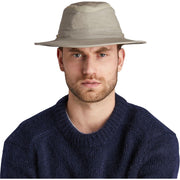 Tilley LTM6 Airflo Broad Brim Sun Hat, Certified UPF 50+ Protection, Breathable Mesh Crown, Water-Resistant Nylamtium Fabric, Adjustable Wind Cord, Khaki Olive, Size 7 7/8