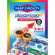 Elenco Electronics Snap Circuits Flight Deck Science STEM Toy, 5 Projects, Multicolor, SCFLTKIT
