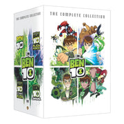 Warner Home Video Ben 10 Complete Collection DVD Set, Family-Friendly Animated Series, Over 80 Hours