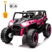 FestiveGlow HZL-N1 24V Kids Ride on Car Truck with Remote Control, Pink