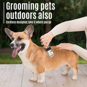Dynamic Health Dog Grooming Kit, Pet Foot Shaver, Low Noise Rechargeable Cordless Pet Hair Trimmer