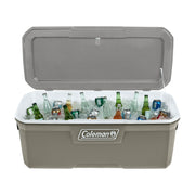 Coleman 2179171 316 Series 150QT Hard Chest Wheeled Cooler, Silver Ash