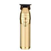 BaBylissPRO FXONE GOLDFX Professional Cordless Hair Trimmer, Gold, Interchangeable Battery, Titanium T-Blade, Up to 3-Hour Runtime