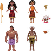 Mattel Disney Moana 2 Moana's Canoe Crew Playset with 5 Small Dolls in Adventure Outfits and 3 Accessories