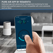 Rowenta Pure Air City Air Purifier, Portable, 360 HEPA Filtration, Smart Technology, White, 876 Sq Ft Coverage, PU2840U1