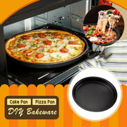 Kaireo Non-Stick Pan Cake Pan Pizza Pan Round Pizza Pan Diy, 10 Inches