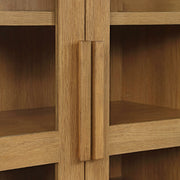 Better Homes & Gardens Juliet Solid Wood Frame Arc Cabinet Light Honey Finish, Box 1 of 2