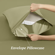 AiAngu Bamboo California King Sheet Set, Luxury Soft 4 Pieces with 16in Deep Pocket, Sage Green, AIABMSJTCKSG
