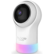 Hubble Connected HCSNPGLH2 Nursery Pal Glow and Twin with 2 Cameras White