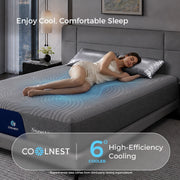 SweetNight CoolNest Essential Memory Foam Mattress, Medium Firmness, Cooling Gel, 13 Inch Queen