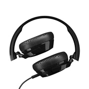 Skullcandy S5PXY-L003 Riff On-Ear Wired Headphones With Microphone, Black