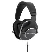 KOSS Pro4S Full Size Studio Headphones, Black with Silver Trim