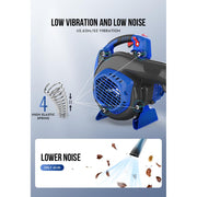 Wild Badger Power 26cc Gas-Powered Handheld Leaf Blower, 475 CFM, 165 MPH, Lightweight 10.1 lbs, 13.5 oz Fuel Tank, Anti-Vibration
