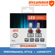 Sylvania H11SL.BX2 H11 LED Fog Light & Powersport Bulb, 2 Pack