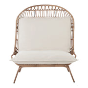 Better Homes & Gardens BHD336157386019 Willow Sage Outdoor Wicker Patio Cuddle Chair, Brown