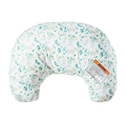 Parent's Choice NPW-3PS Nursing Pillow with Green Leaf Design Polyester Cover